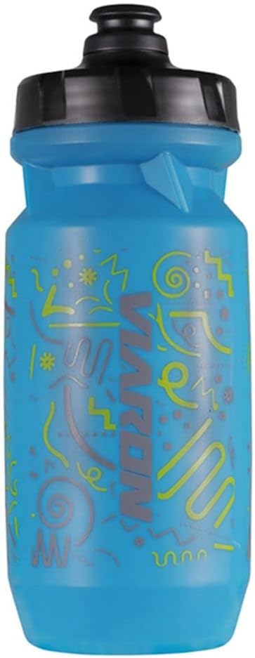 Botella de agua de bicicleta Ciclismo botella de agua antifugas, botella deportiva de bicicleta de montaña 18.6 fl oz (azul)