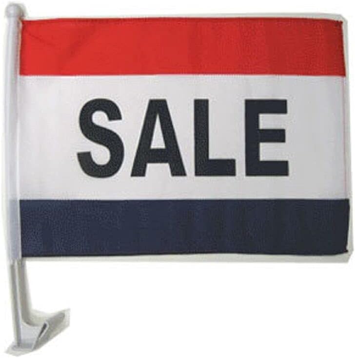 Premium 12×18 Lot 24 Red Car Vehicle 12″x18″ Flag