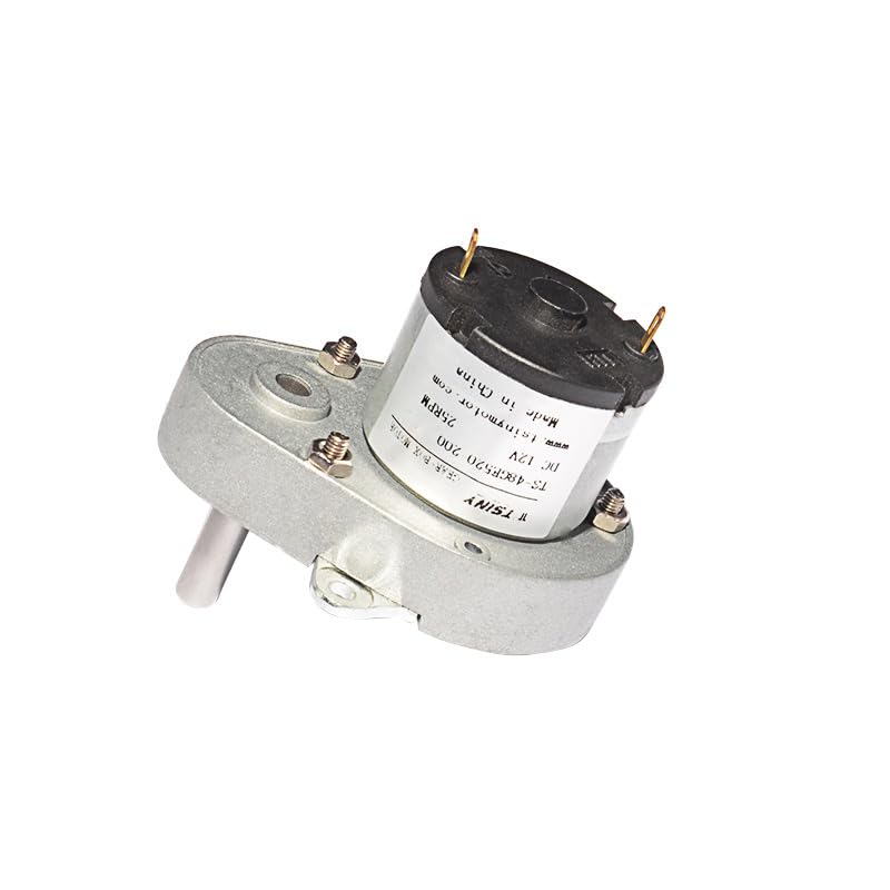 Miniatura en forma de pera 12V Dc Drive Gear Motor 25 RPM Gearbox DIY Toy Robot Modelo