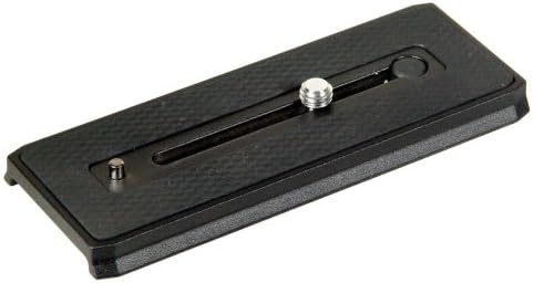 Vanguard Zapata rápida de gran formato QS-46 con tornillos de montaje de cámara de 14″ y 38″ compatibles con trípodes Tracker B-200 y B-300