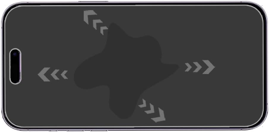 Mr.Shield Paquete de 3 Protector de pantalla de privacidad compatible con iPhone 14 Pro Max vidrio templado antiespía protector de pantalla