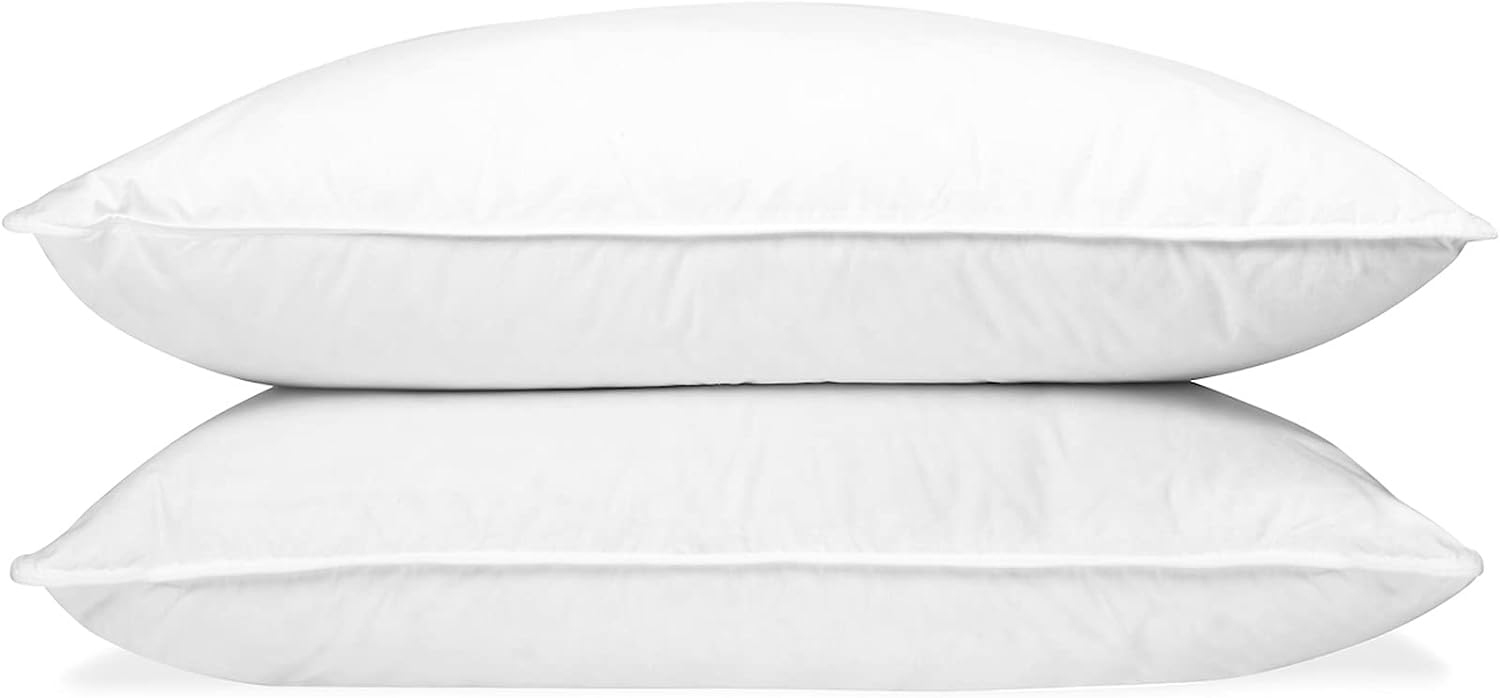 Down Dreams Almohadas clásicas Manchester Mills – Soporte KingMediano, paquete de 2 unidades