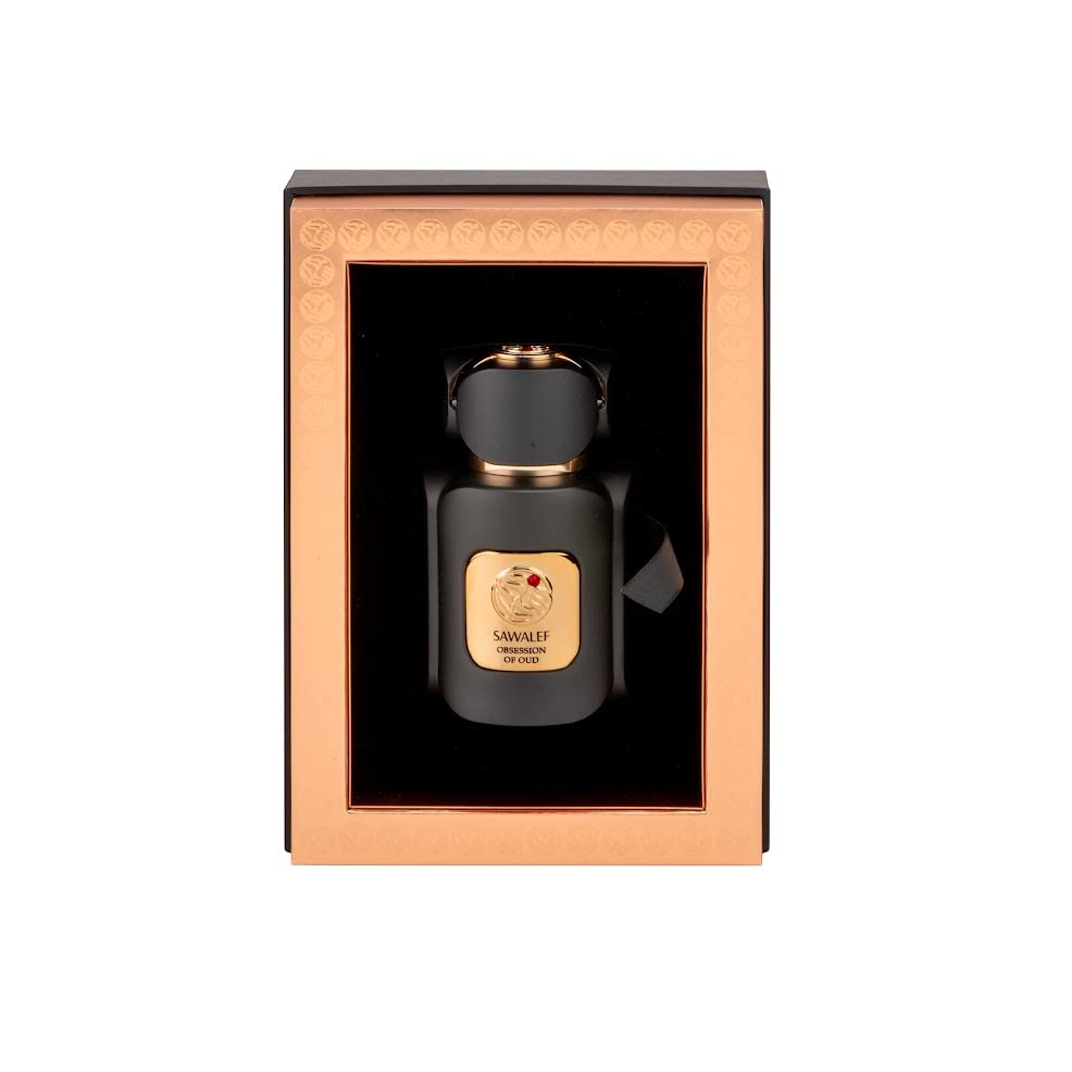Sawalef Obsession of Oud por Swiss Arabian – Fragancia rica y seductora de elixir de perfume para los amantes del perfume Oud – Notas de higo,