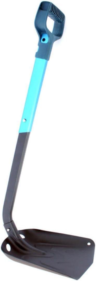Yardwe Raspador de hielo plegable de aluminio, pala de nieve de hielo, raspador largo de aluminio, 2 uds