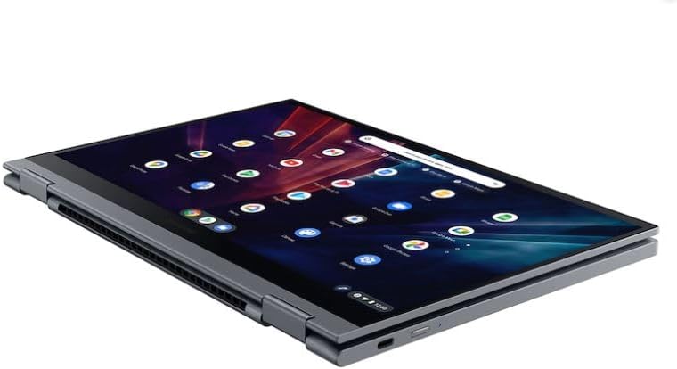 Samsung Electronics Galaxy Chromebook 2, procesador Intel Core i3 de 13.3 pulgadas, 128 GB, 8 GB de RAM, gris mercurio (modelo 2021) – XE530QDA-KB1US