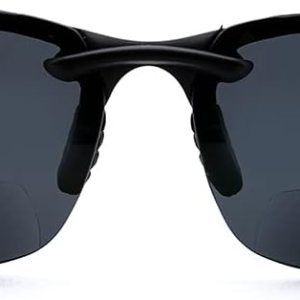 VITENZI Bifocal Sunglasses Semi Rimless Wraparound Reading Sun Tinted Glasses with Readers – Monza VITENZI Bifocal Sunglasses Semi Rimless Wraparound Reading Sun Tinted Glasses with Readers – Monza