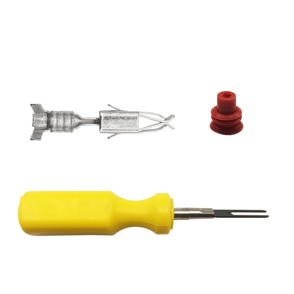 Meyffon Kit de reparación de conector de bobina de encendido 6 uds. Cableado de enchufe Wherramienta para Audi VW reemplazar 4B0 973 724 4B0973724