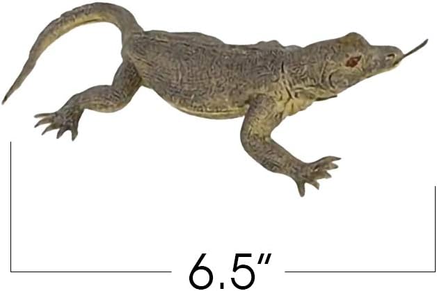 ArtCreativity Surtido de figuras de reptiles en bolsa de malla, paquete de 5 figuras de reptiles en varios diseños, juguetes de agua de baño para