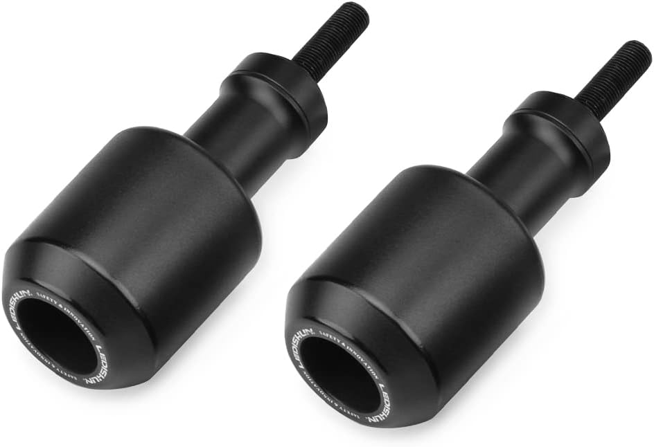 Deslizadores de choque de marco de motocicleta para adaptarse a Kawasaki Z900 Z900 SE Z900RS Z900 RS CAFE Protector de choque del motor (negro)