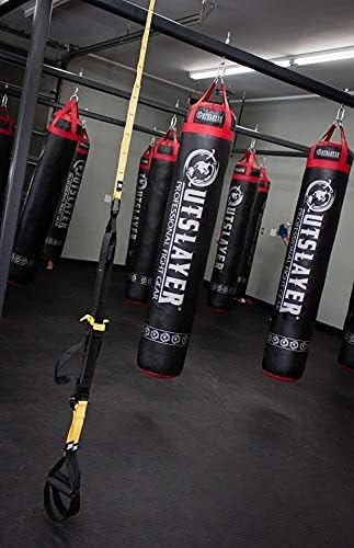 Muay Thai – Saco de boxeo de 6 pies y 150 libras sin relleno, fabricado en Estados Unidos