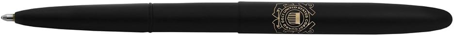 Fisher Space Pen Bolígrafo de la Guardia Costera, negro mate (600BCG-AF)