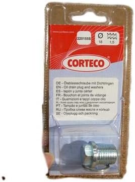 LAND ROVER TAPÓN DE DESAGÜE DE ACEITE MOTOR Y LAVADORA LR2 3.2L LR000499 LR000506 CORTECO