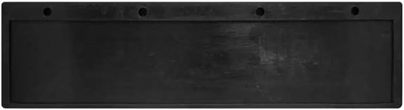 Juego de 2 aletas de barro para guardabarros para semirremolques de goma negra, 20.75 x 5.25 pulgadas