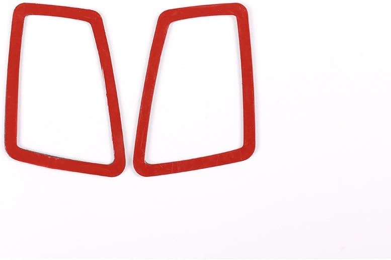 YIWANG Adhesivos de fibra de carbono real para tablero, aire acondicionado, marco de ventilación, 2 unidades, para BMW Serie 3, E90, E92, E93,
