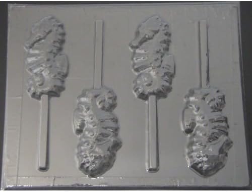 Molde náutico para piruletas de caramelo de chocolate con caballito de mar
