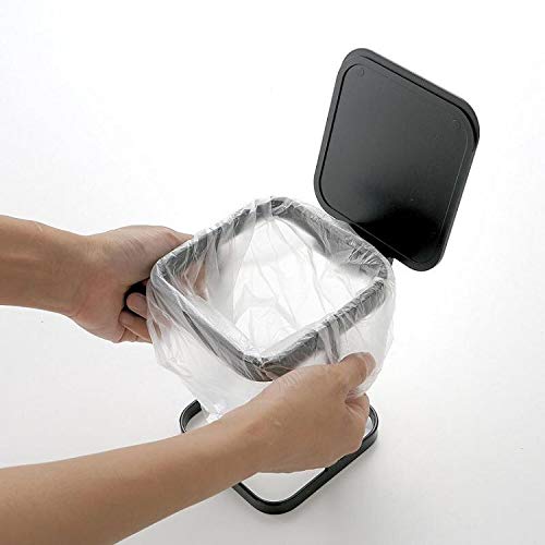 Mukkuri Soporte para bolsas de basura para encimera para cocina casera (rosa)
