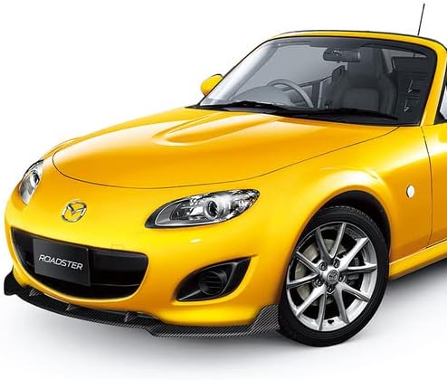 Juego de 3 piezas de alerón de parachoques delantero, divisor de carrocería lateral, compatible con Mazda Miata MX-5 2009-2013, 2010 2011 2012