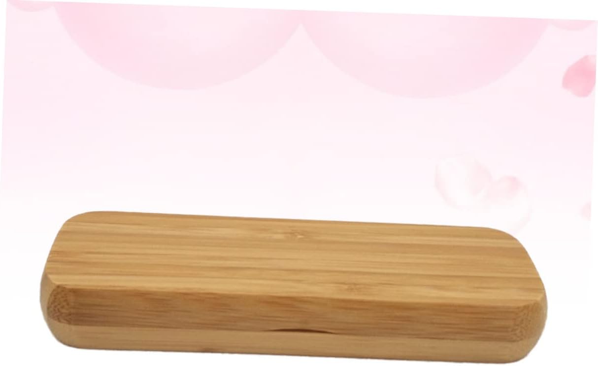 Caja de papelería Bolsa Suministros Portalápices Madera Clamshell Multifunción
