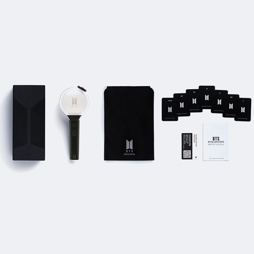 Sayzer BTS Lightstick Edición especial oficial con 7 tarjetas fotográficas Kpop Merchandise