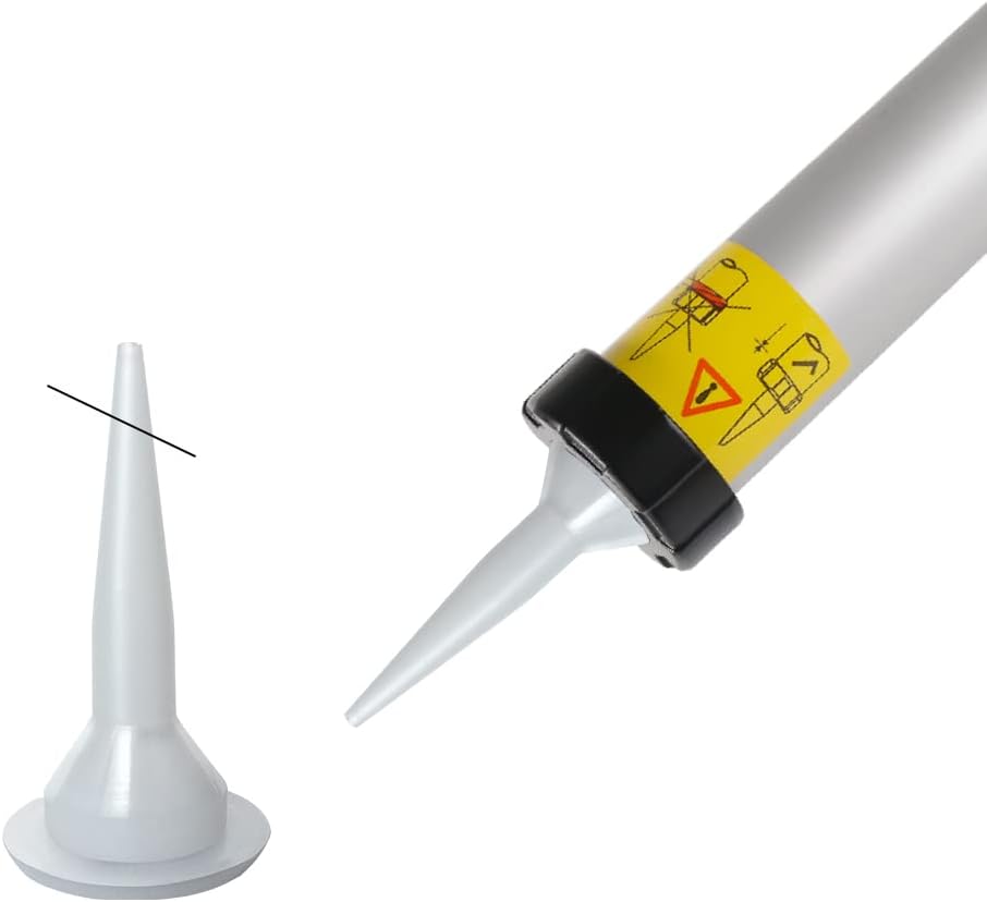 Boquilla para calafatear salchichas, 28 puntas, herramienta universal para calafatear, juego de puntas de calafateo de repuesto resistente para