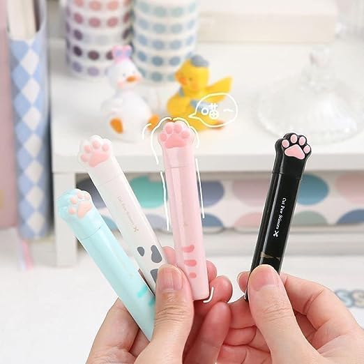 Tijeras de pata de gato, tijeras plegables de bolsillo, pequeñas tijeras de seguridad plegables multifuncionales, cortadores de mano kawaii, mini