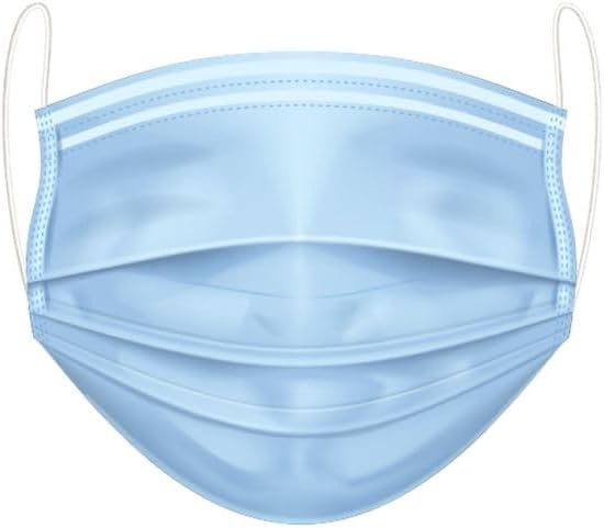 Litepak – Mascarillas desechables de 3 capas (paquete de 50)  Protección suave, cómoda y eficaz
