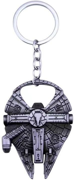 Abrebotellas, llavero para abridor de cerveza, regalo EDC para hombres y mujeres (metal), Metal