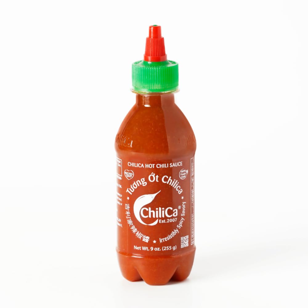 Chilica Salsa de chile, salsa de chile picante, salsas de inmersión sabor picante, 25.1 oz (9, 1, cuenta)