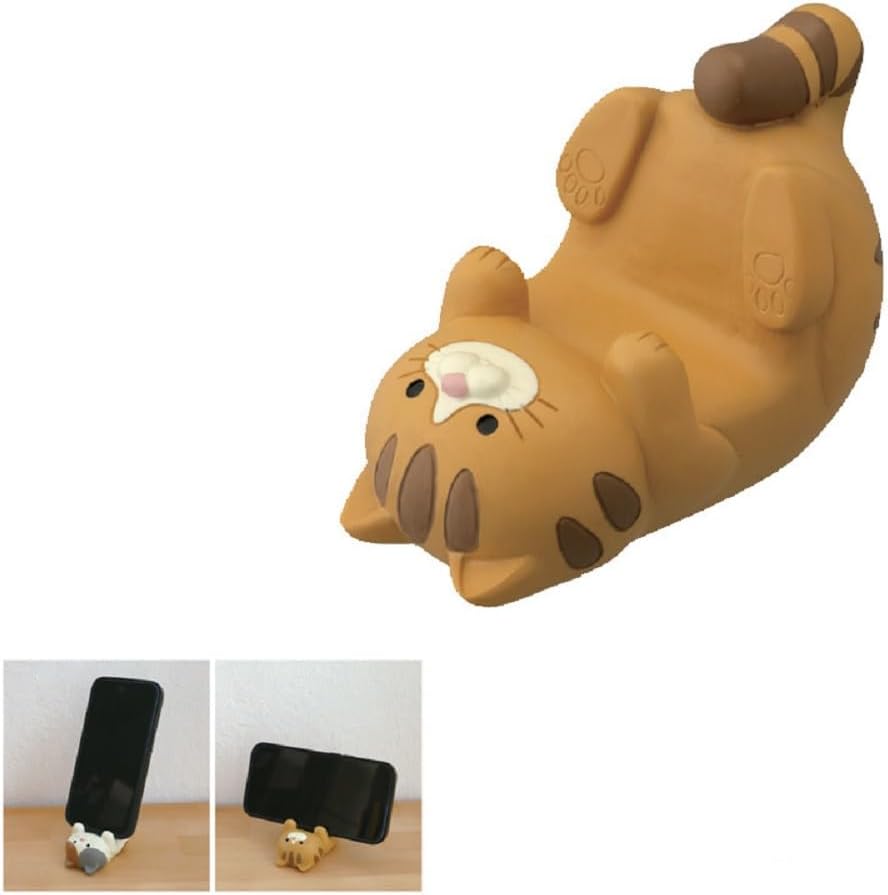 Soporte de teléfono celular único y lindo soporte para automóvil, divertido diseño de gato de dibujos animados en 3D, diseño de animales, soporte