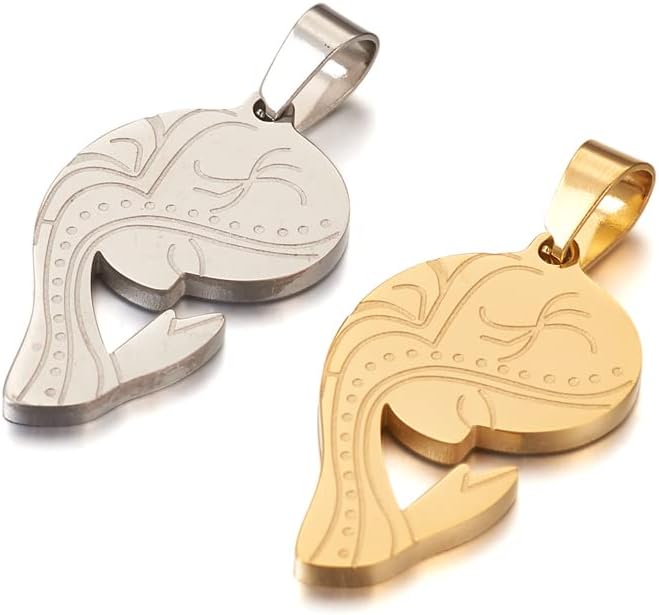 1 colgante de acero inoxidable 304 de Virgen María, chapado en iones dorados, dijes planos de Nuestra Señora María para hacer pulseras, collares,