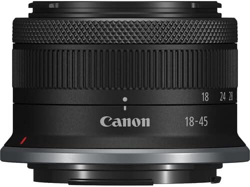 Canon Cámara EOS R50 con lente Canon RF-S de 0.709-1.772 in + kit de inicio Commander + filtros de lente + funda + tarjeta de memoria de 64 GB +