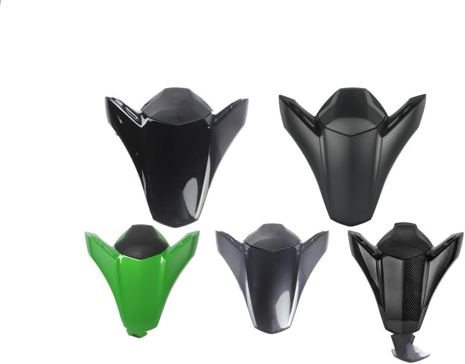 motorcycle rear seat fairing Motorcycle Rear Passenger Pillion Seat Cowl Fairing Tail Cover Carbon Black Green For Kawasaki Z900 2017-2022 2020 2019