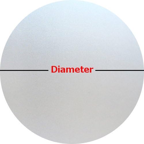 Película precortada esmerilada para ventana, círculo de privacidad, autoestático, 26 pulgadas de diámetro