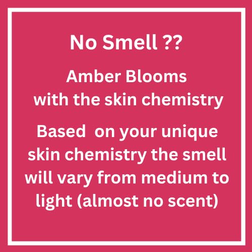 Zoha, Perfume Amber Bloom para mujeres y hombres, sin alcohol, hipoalergénica, vegana, fragancia aceite-niebla