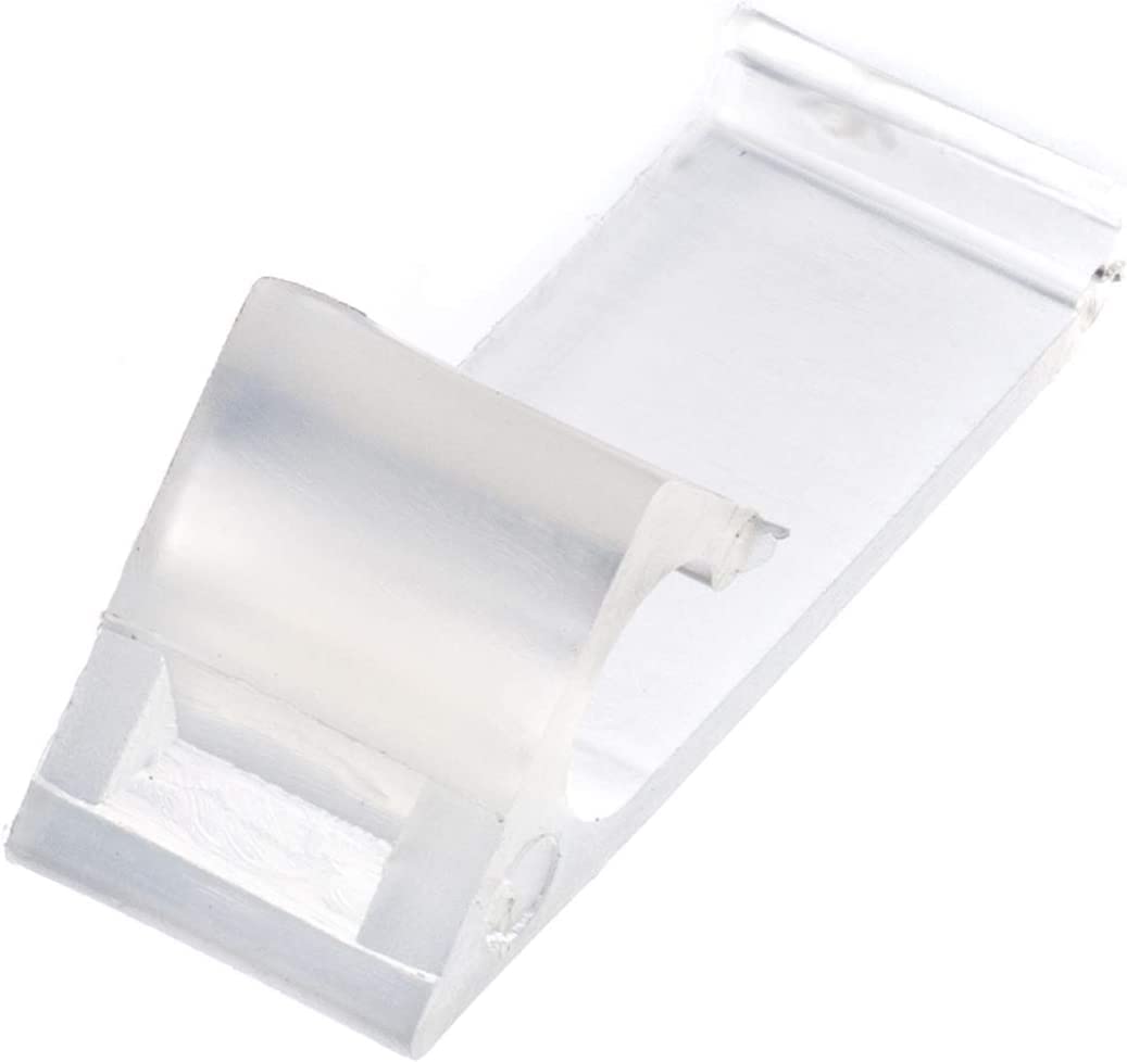 Clips laterales horizontales de nailon para montaje de cables coaxiales (RG6 RG59), clips a presión para colgar y organizar cables, color blanco,