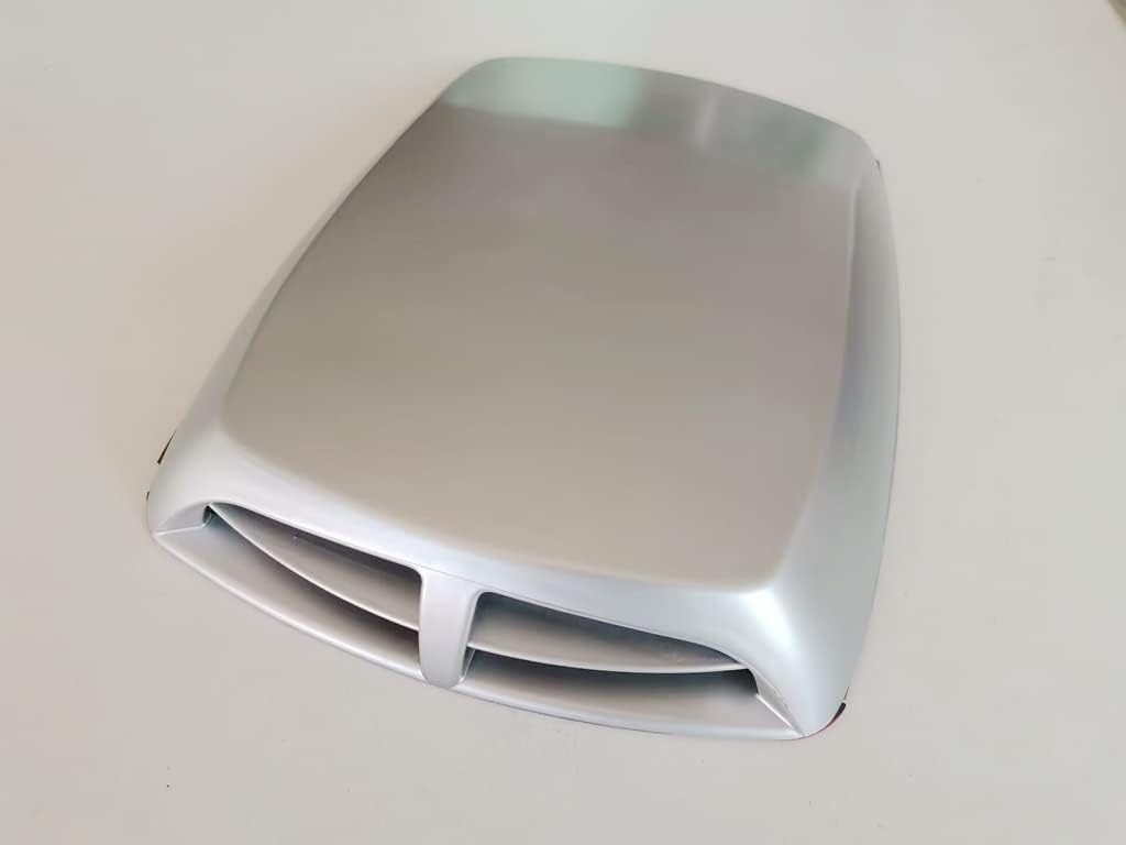 Nuevo capó universal Scoop Roof Scoop One PC compatible con KIA Optima Magentis Picanto Niro K9 Rio K7 Cadenza Rondo EV6 Stonic Cerato K5 (Plata)