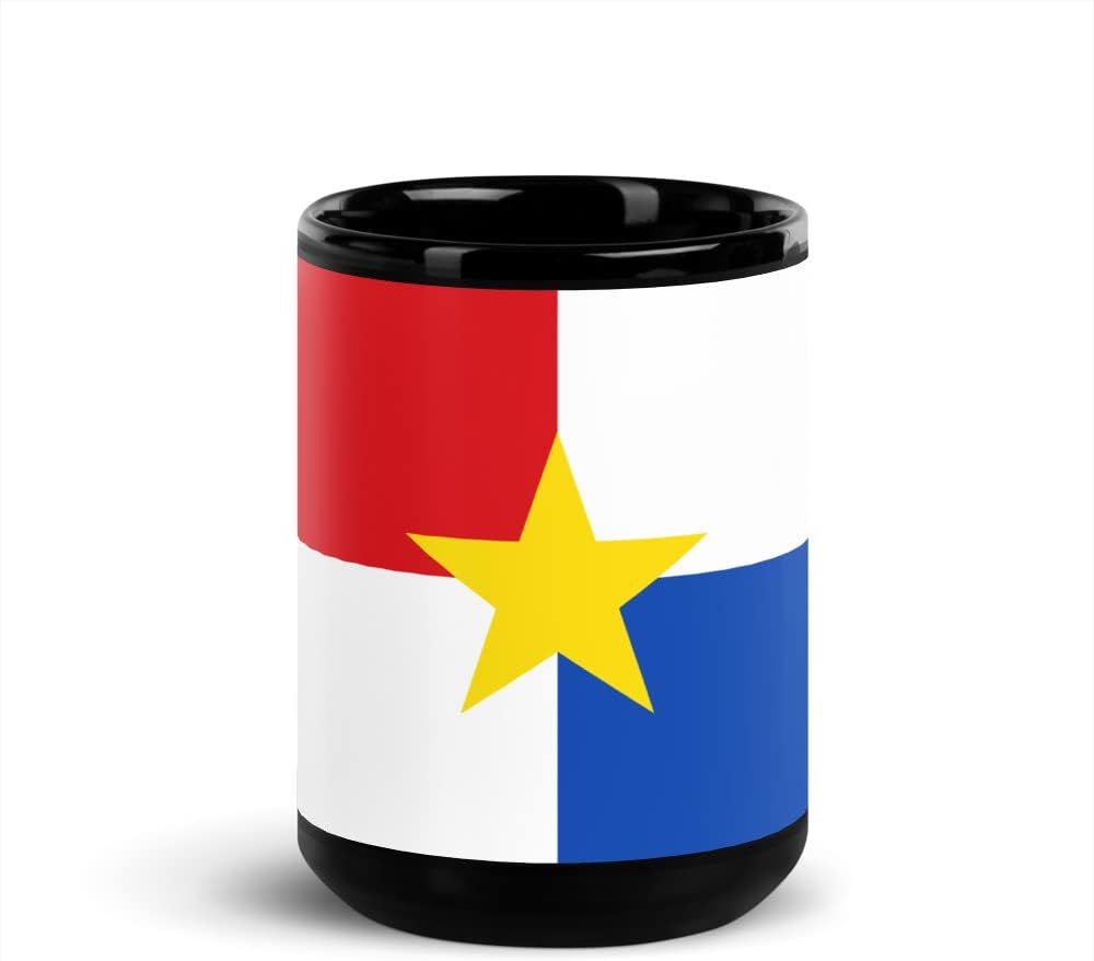 Bandera de Montería Córdoba – Taza de Café Cerámica Negra