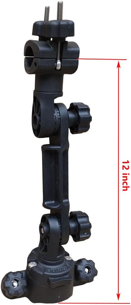 Brocraft Soporte estabilizador de motor de arrastre para sistema de pista de túnel de barco de 45 gradossoporte estabilizador de motor de arrastre