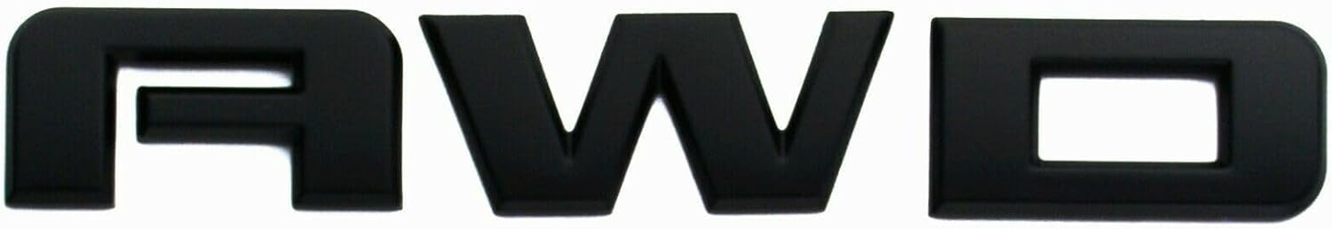 1 emblema de letra de Acadia Terrain Liftgate AWD 2010-2020 de repuesto para Acadia Terrain (negro mate)