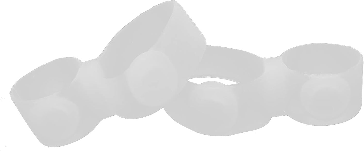 2 piezas de anillos magnéticos para dedos de los pies, de silicona, para masaje de pies, metabolismo, herramienta magnética de masaje de pies,