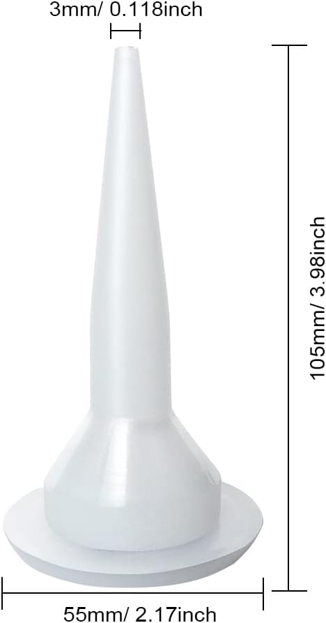 Boquilla para calafatear salchichas, 28 puntas, herramienta universal para calafatear, juego de puntas de calafateo de repuesto resistente para