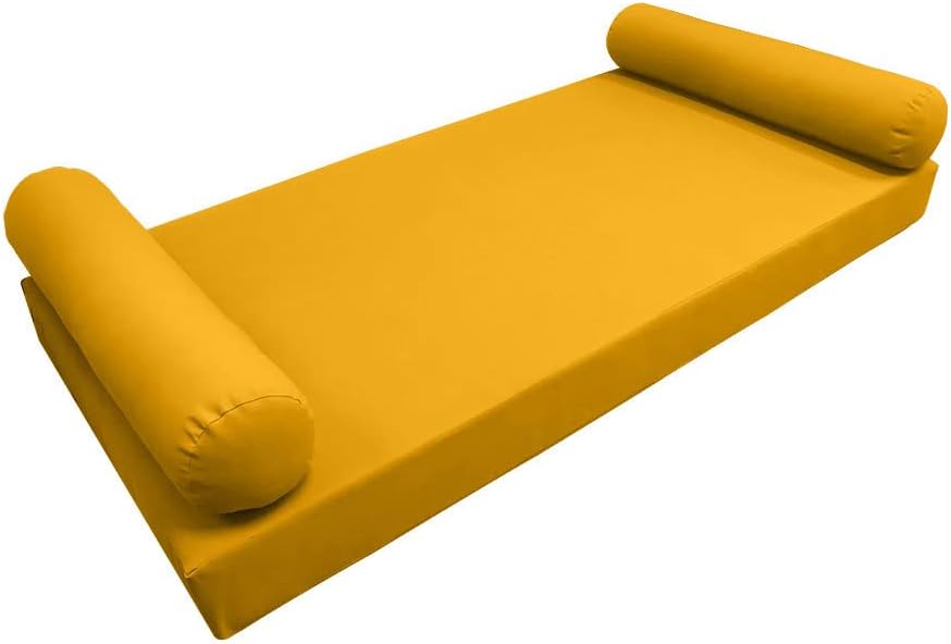 DBM IMPORTS *Solo funda*-Estilo 5 Fundas de almohada para colchón de sofá cama al aire libre con borde de cuchillo Twin-XL -AD108