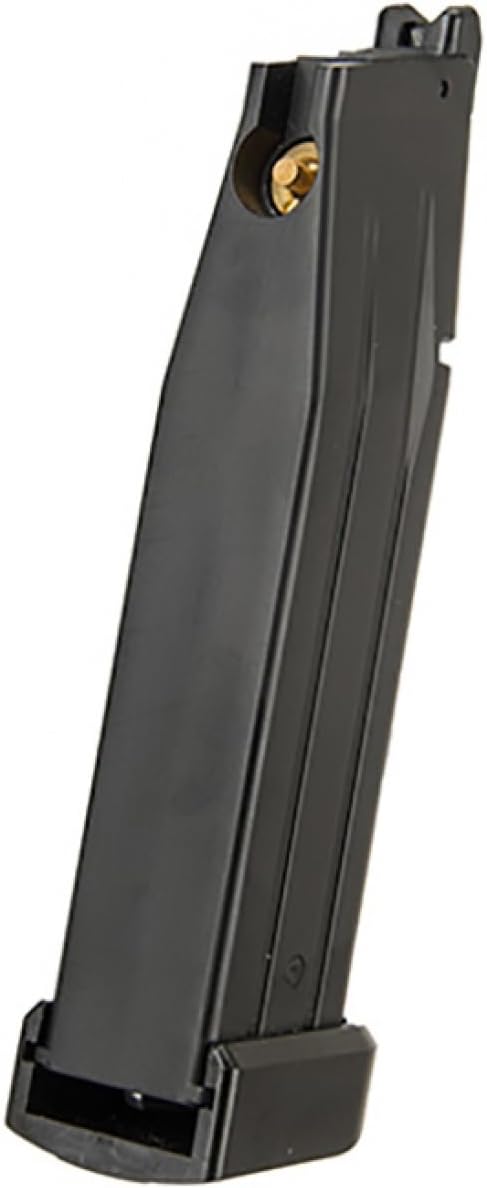 GoldenBall X WE Tech 28 Round CO2 Gas Airsoft Magazine para pistolas Hi-Capa 4.3 Airsoft – Negro