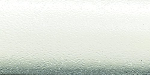 California Umbrella 7.5′ ronda de aluminiofibra de vidrio paraguas, empuje abierto, poste blanco, tela blanca de olefina