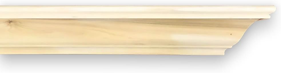 MANTELSDIRECT Mantels Direct Madison – Estantería para chimenea sin terminar, 72 pulgadas