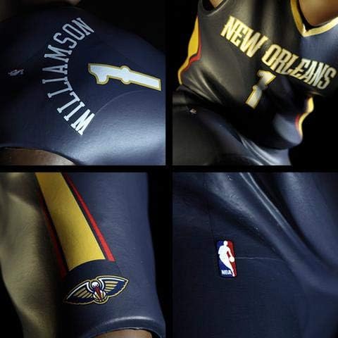 Zion Williamson de la NBA Small Stars 2020 – New Orleans Pelicans – Azul marino – Figura coleccionable de 12 pulgadas, edición limitada, solo 1,000