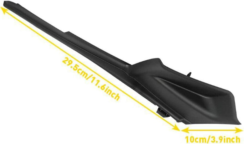 1 par de limpiaparabrisas cubierta cubierta de extensión para Toyota Sienna 2011 2012 2013 2014 2015 2016 2017 2018 2019 2020