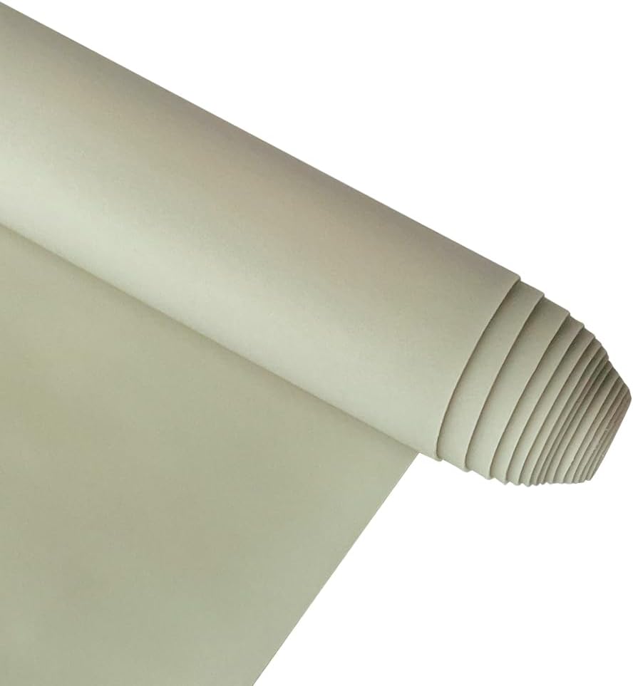 Vinilo de gelatina mate de 11.8 x 53 pulgadas, color caramelo, suave, impermeable, vinilo de PVC para lazos para el cabello, llaveros, fabricación