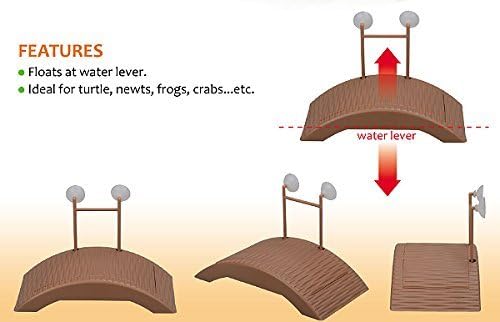 Aquarium Supplies – Muelle de tortuga flotante para acuario, reptil, pequeño muelle de rana de tortuga, plataforma flotante para tomar el sol