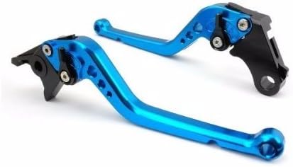 Palancas largas de embrague de freno para Suzuki SFV650 GLADIUS 2009-2015 TL1000S 1997-2001 SV650 2016 DL650V-STROM 2011-2012 azul